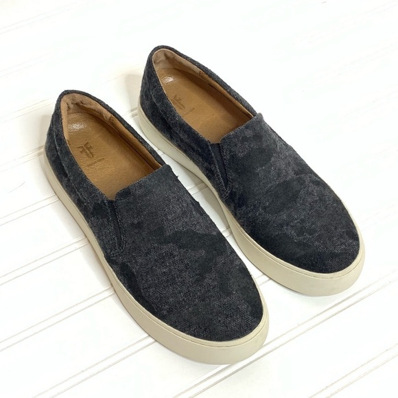 Frye Lena Camo Slip On Sneakers size 6.5 ~620 - Picture 2 of 16